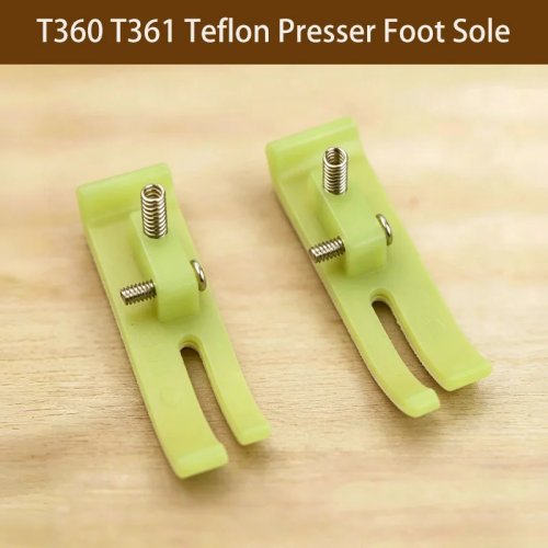 Piedino premistoffa in teflon 0,3mm per macchina da cucire industriale, piastra base per piedino per cerniera universale T360 T361