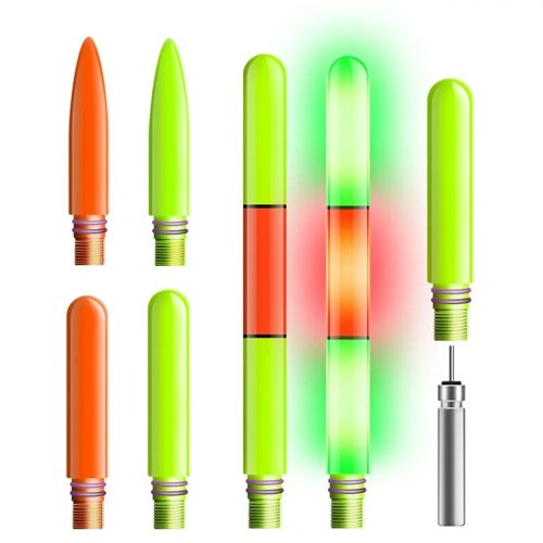 Flotador para pescar LED inteligente con sensor de cambio de color – Boya súper brillante para pesca nocturna en mar o roca