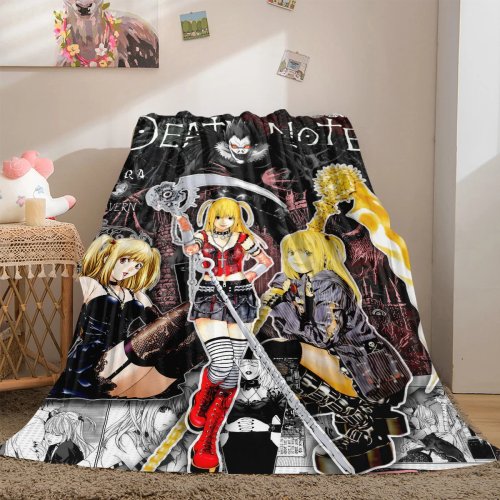 Manta de franela Death Note – Ligera, para sofá, cama, viajes, decoración del hogar, regalo para todas las estaciones