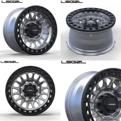 LSGZL Rin de camión forjado 15 16 17 18 20 22 pulgadas Beadlock 5x114.3 5x130 6x139.7 para C8 C10 Drag Racing