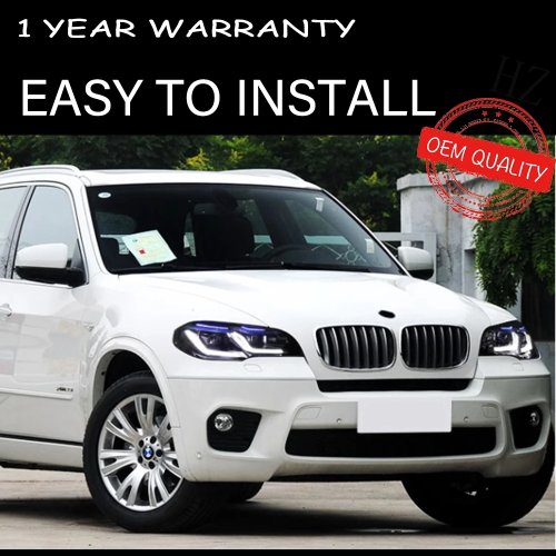 Faros para BMW X5 E70 2007-2013 LED DRL HID H7 Lente Hella Xenon Accesorios para Auto