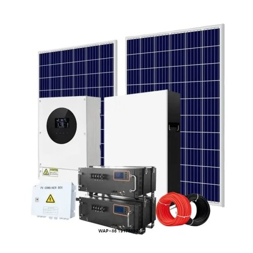 Kit completo di sistema solare ibrido per casa, off-grid con batteria al litio e inverter solare (5 kW, 10 kW, 30 kW, 50 kW)