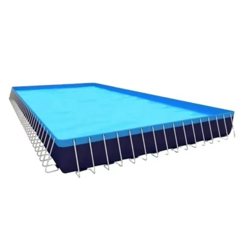Piscine à cadre extérieure extra-large de 9,87 m pour parcs aquatiques, cours de natation et plaisir en famille
