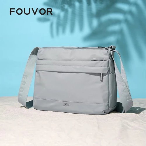 Fouvor 2026 軽量スクエアクロスボディバッグ レディース ミニマル カジュアル 多機能 通勤用 ショルダー 6118-11