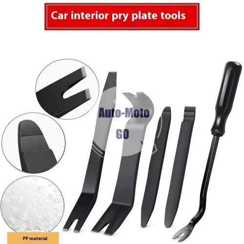 Kit d'outils de dépose de panneaux de porte de voiture 4/5 pièces, résistant aux rayures, multiples tailles, pour réparation de garnitures intérieures