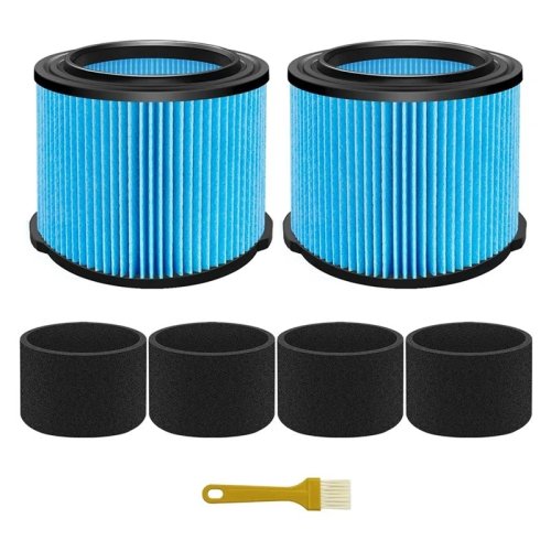 Filtro de aspirador para Rigid VF3500 de 4 galões, compatível com aspiradores de oficina de 3/4/4.5 galões, substituição para pó fino (WD40700, WD30500)