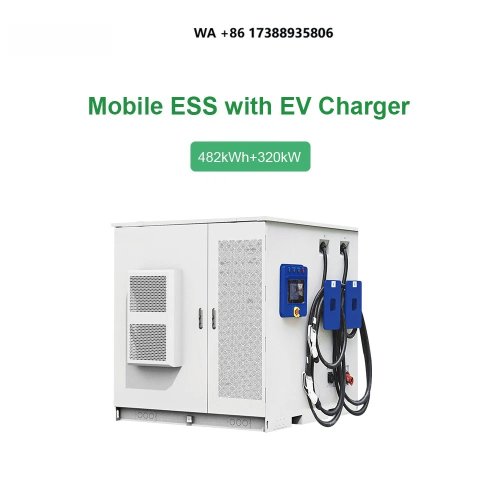 Estação de carregamento rápido DC 320kW AINEGY para carros elétricos, 2 conectores CCS2, IP54, BESS 482KWh