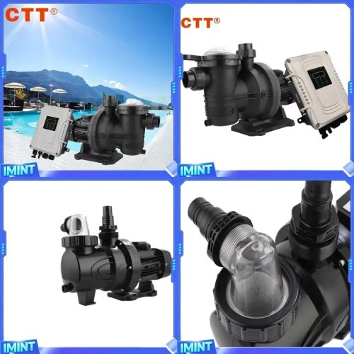 Bơm nước năng lượng mặt trời áp suất cao 48V 0.5kW cho hồ bơi và ao, chìm, động cơ DC không chổi than