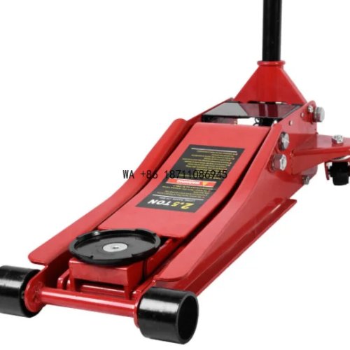 Hydraulische krik 5 ton, laag profiel, dubbele pomp, snel hijsen, CE-gecertificeerd