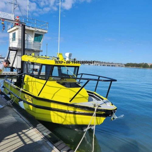 25ft Aluminium zeilboot met kajuit, walkaround, buitenboordmotor, teakvloer, Poseidon cruising jacht te koop