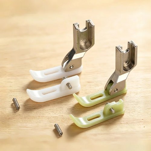 Piedino pressore stretto in teflon T363 0.3mm plastica per cerniere per macchina da cucire industriale