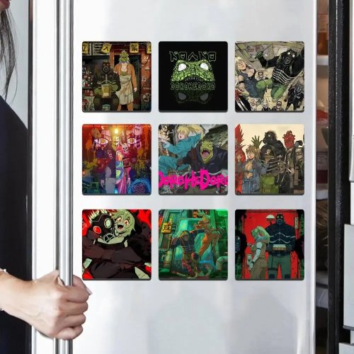 Nam châm tủ lạnh Anime Dorohedoro Cá nhân hóa – Nam châm in thăng hoa cho nhà bếp