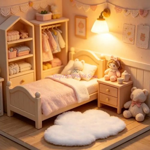 Aksesoris Furnitur Miniatur Rumah Boneka - Dekorasi Lanskap Mikro