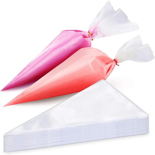 Kantong Piping Sekali Pakai untuk Kue, Icing, Fondant, Cream – Alat Baking (100/50/20 Pcs)