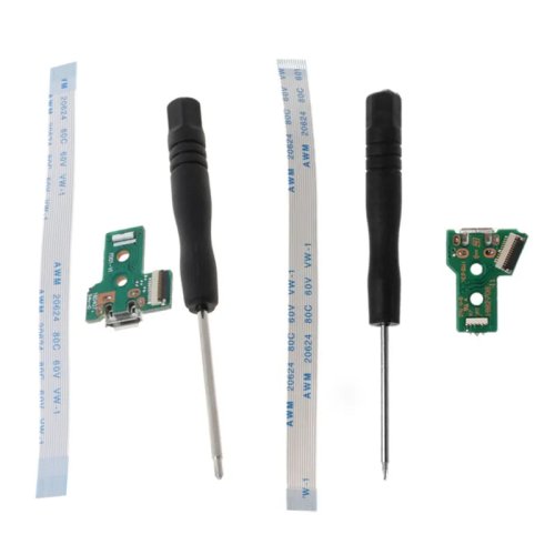 Cổng sạc Micro USB thay thế cho tay cầm PS4, kết nối 12 chân, tương thích với JDS 001/011/030/040/050/055