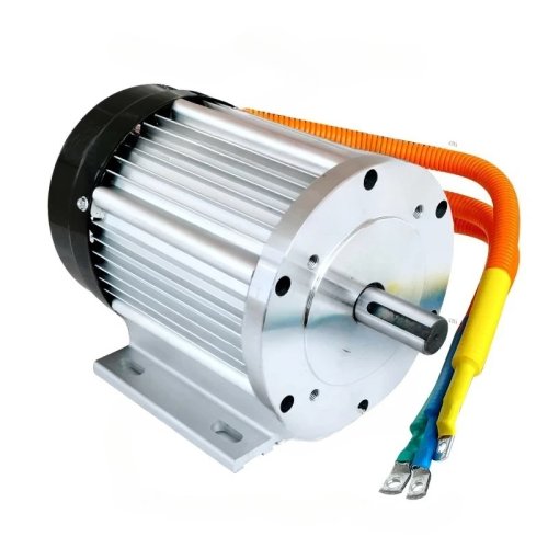 มอเตอร์ DC แบบไม่มีแปรงถ่าน 4000W 48V/60V กำลังสูงสำหรับรถสามล้อไฟฟ้า เครื่องทำความสะอาด อุปกรณ์ยกของ