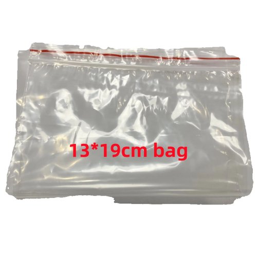 Saco de plástico 13x19cm para manter os produtos seguros