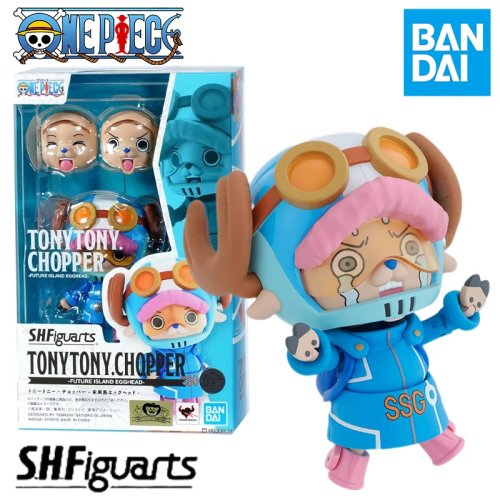 BANDAI S.H.Figuarts One Piece Tony Tony Chopper Future Island Egghead Ver. Figurine anime de collection