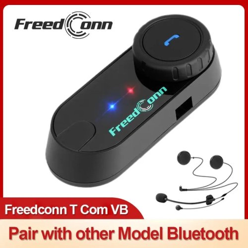 Freedconn Motorrad Helm Bluetooth Headset - Gegensprechanlage, Freisprechen, Musik teilen für 6 Fahrer