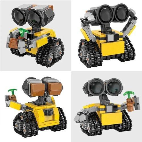 Classic Movie Mini Robot MOC Building Blocks Set, DIY Bricks Kit, Creative Toy for Kids and Adults, Gift