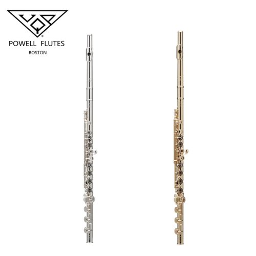 Powellフルート 高品質 シルバープレート 17キー オープンホール Eメカニズム 楽器