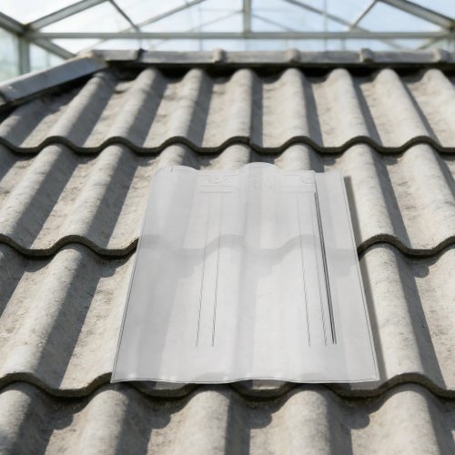 Pannelli di Copertura in Plastica Ondulata Trasparente per Serra e Patio, Resistente ai Raggi UV, Lastre Trasparenti, 15.75x11.8x0.8 Pollici, Fai da Te