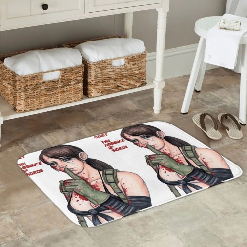 Paillasson antidérapant Metal Gear Solid Quiet - tapis lavable pour cuisine, entrée, maison et chambre