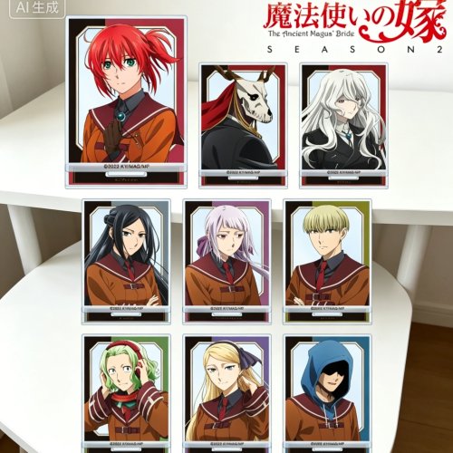 The Ancient Magus' Bride - Chise Hatori Soporte de Acrílico Rectangular, Decoración de Escritorio y Llavero, Regalo de Anime