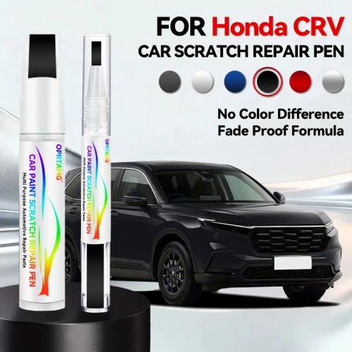Карандаш для ремонта краски автомобиля Honda CR-V, удаление царапин, подкраска, аксессуары для авто своими руками, черный NH731P, белый, синий, красный, R500P, золотой, зеленый