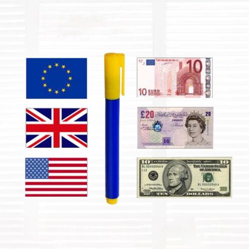 Penna rilevatrice di banconote false, tester di valuta, marcatore di controllo