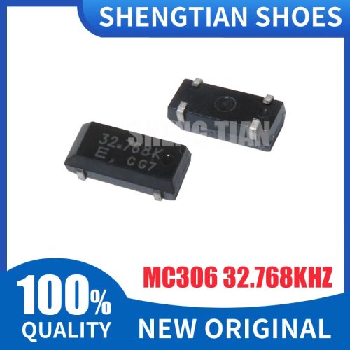 10 pzas. Oscilador de cristal SMD 32.768 kHz 12.5 pF MC-306 4 pines