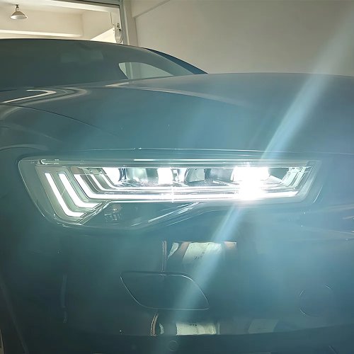 Fari LED per Audi A6 C7 A6L S6 2012-2018 Stile C8 fari anteriori dinamici