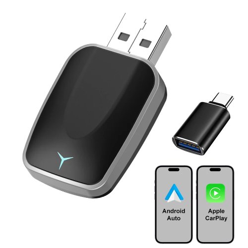 Draadloze CarPlay-adapter voor Nissan, Plug and Play, Android Auto, mini box