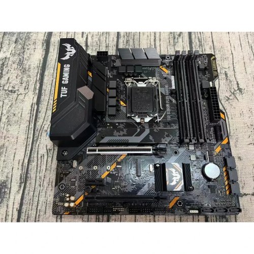 Материнська плата ASUS TUF B365M-PLUS GAMING, LGA1151, mATX, підтримка процесорів 8/9 покоління, DDR4, M.2, HDMI, VGA - В наявності