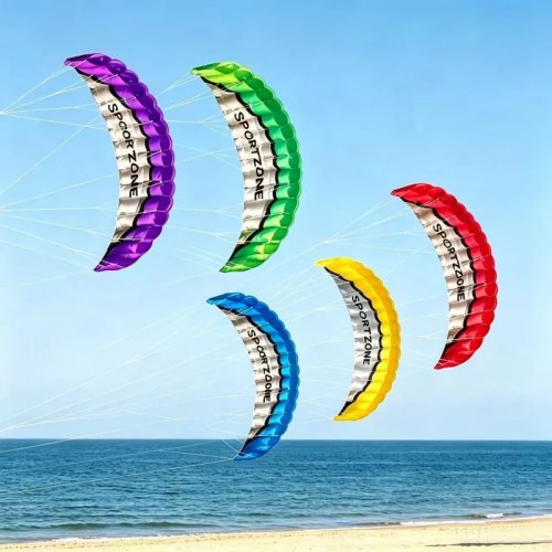 Diều Kitesurf 250cm Dây Đôi Stunt – Diều Lực Chuyên Nghiệp cho Lướt Sóng, Phụ Kiện Bãi Biển cho Người Lớn