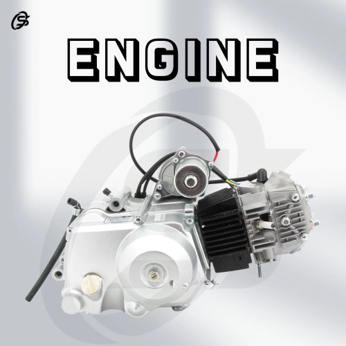 110cc ATV Engine Horizontal 3+1 Reverse Gear