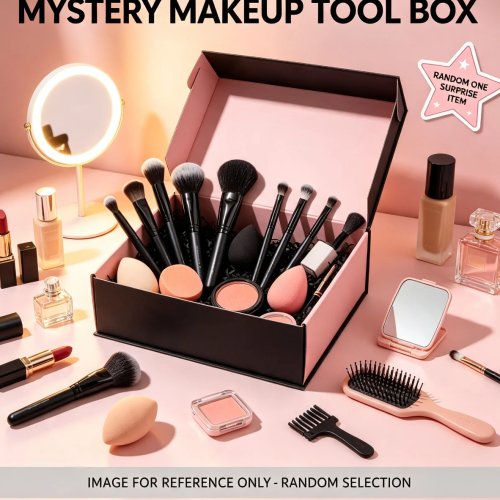 Blind Box Misteri Kuas Makeup Profesional Acak – Kuas Bedak, Contour, atau Blush
