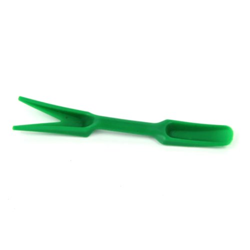 Ferramenta prática de transplante para jardim, pazinha de mão de plástico, verde, multiusos