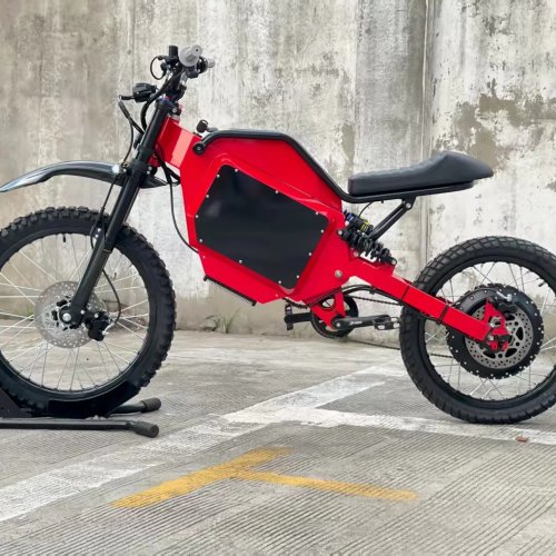Newest SS80 Electric Hybrid Bike 84V 25000W Off-Road with Integrated Lithium Battery