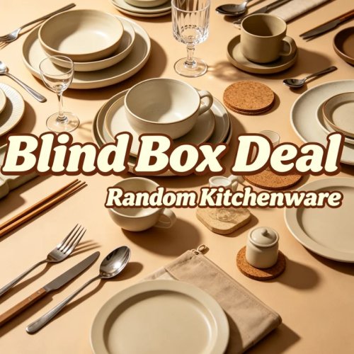 Blind Box Surprise : Vaisselle et Ustensiles de Cuisine Aléatoires pour Quotidien