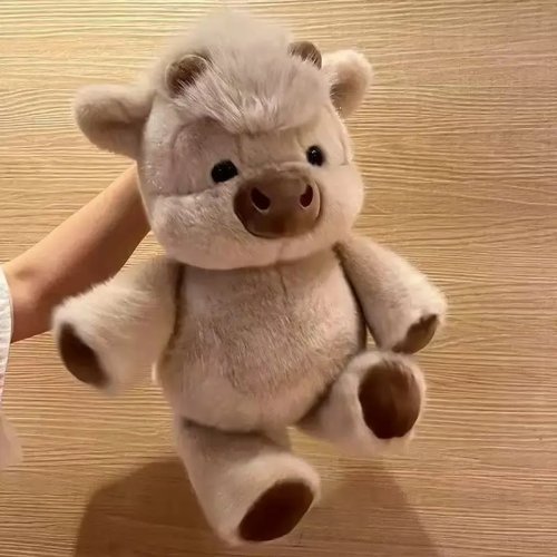 Peluche Mucca delle Highlands 45cm - Morbido e Coccoloso, Tessuto Premium
