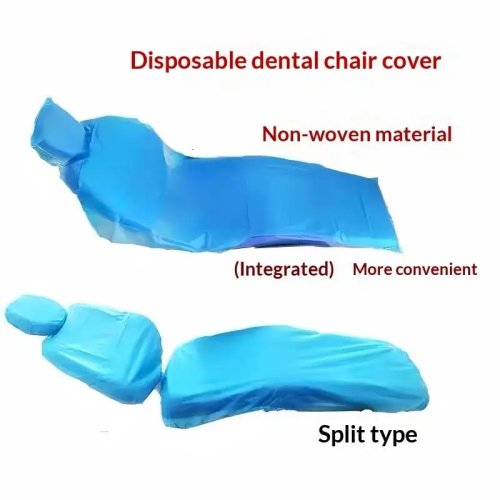 1 Set Disposable Non-Woven Dental Chair Covers, Waterproof Anti-Dust Split Type