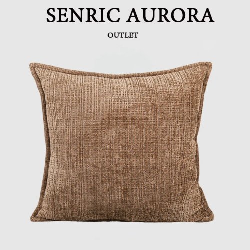 Design Luxury Cushion Cover 30x50 50x50cm Premium Brown Coffee Pillowcase For Home Hotel Bed Living Room Sofa