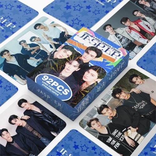 92 un. Cartões de foto JASP.ER LOMO dupla face - autocolantes de coleção impressão HD, presente ideal para fãs