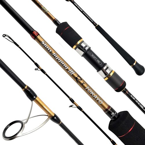 Hearty Rise Slow Jigging III R Tokayo Carbon Meeresangelrute mit EVA-Griff – Spinning & Casting