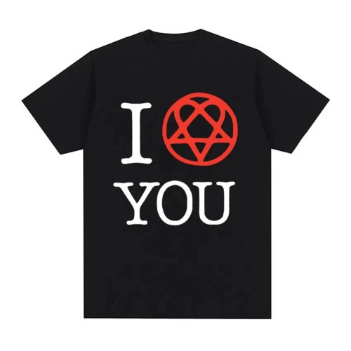 Kaos Grafis Ken Carson I Love You Destroy Lonely Heartagram Opium, Kaos Katun Pendek untuk Pria dan Wanita, Santai dan Nyaman