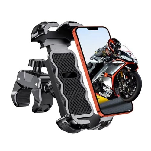 Soporte Universal para Teléfono Móvil para Moto y Bicicleta, Rotación 360°, Ajustable