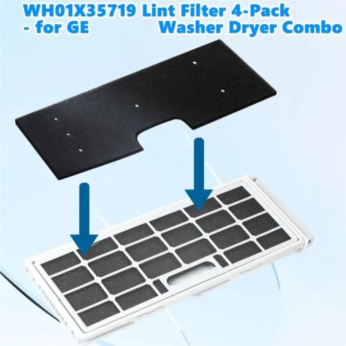ตัวกรองเศษผ้าทดแทนสำหรับเครื่องซักผ้าอบแห้ง GE Profile – อะไหล่ WH01X35719 (สำหรับรุ่น PFQ97HSPVDS)