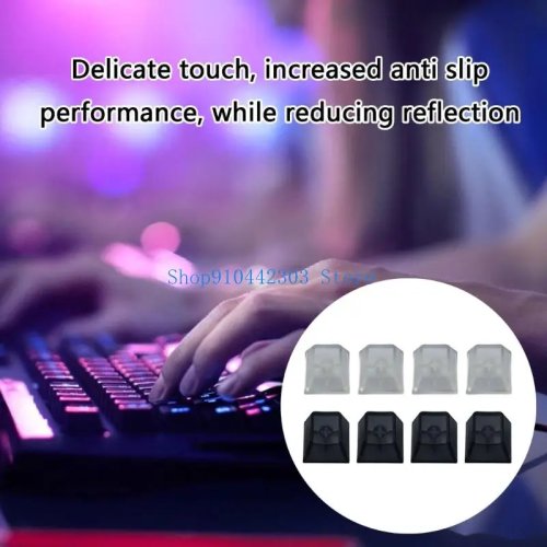 4 teclas transparentes de substituição para interruptores MX, acessórios para teclado mecânico