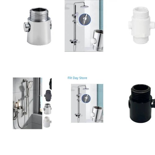 Válvula de paro para regadera de mano, accesorio para manguera de regadera, accesorios de baño